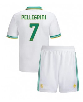 Günstige AS Roma Lorenzo Pellegrini #7 3rd trikot Kinder 2025-26 Kurzarm (+ Kurze Hosen)